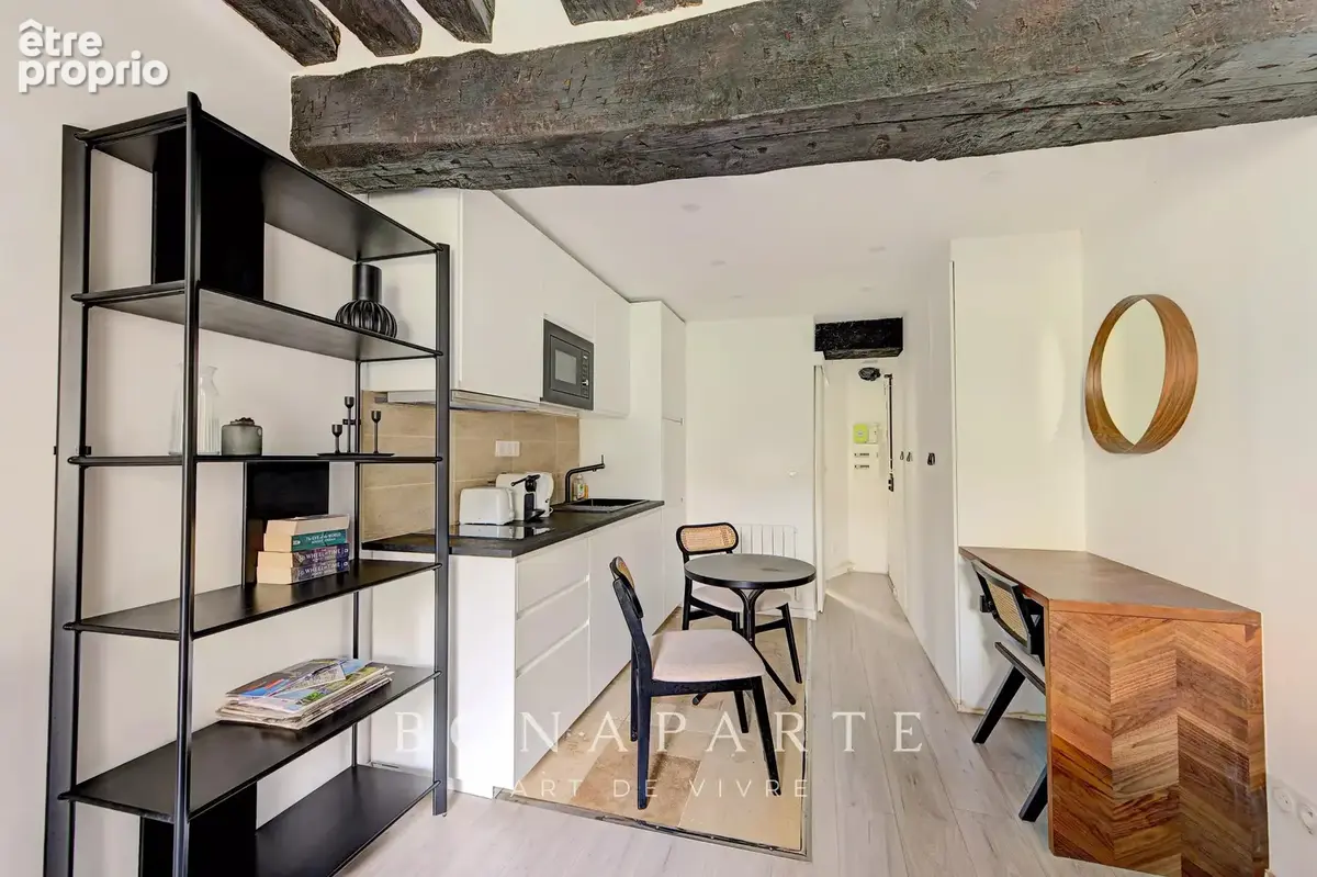 Studio rénové – 23m²  – Calme sur cour - photo 5