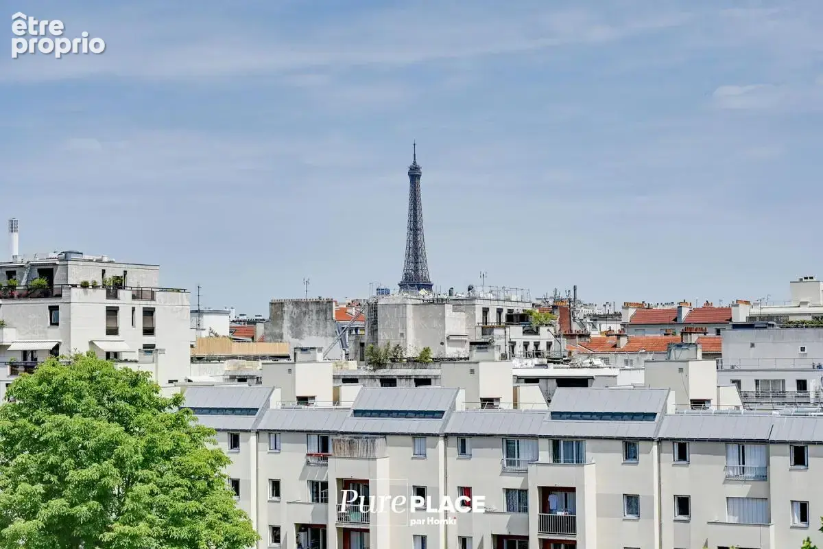 Dernier étage baigné de lumière avec vues Tour Eiffel - photo 11