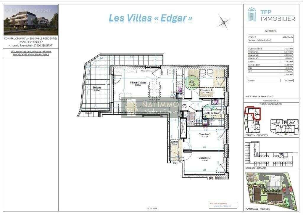 Beau 4 pièces avec terrasse de 13 m² - photo 5