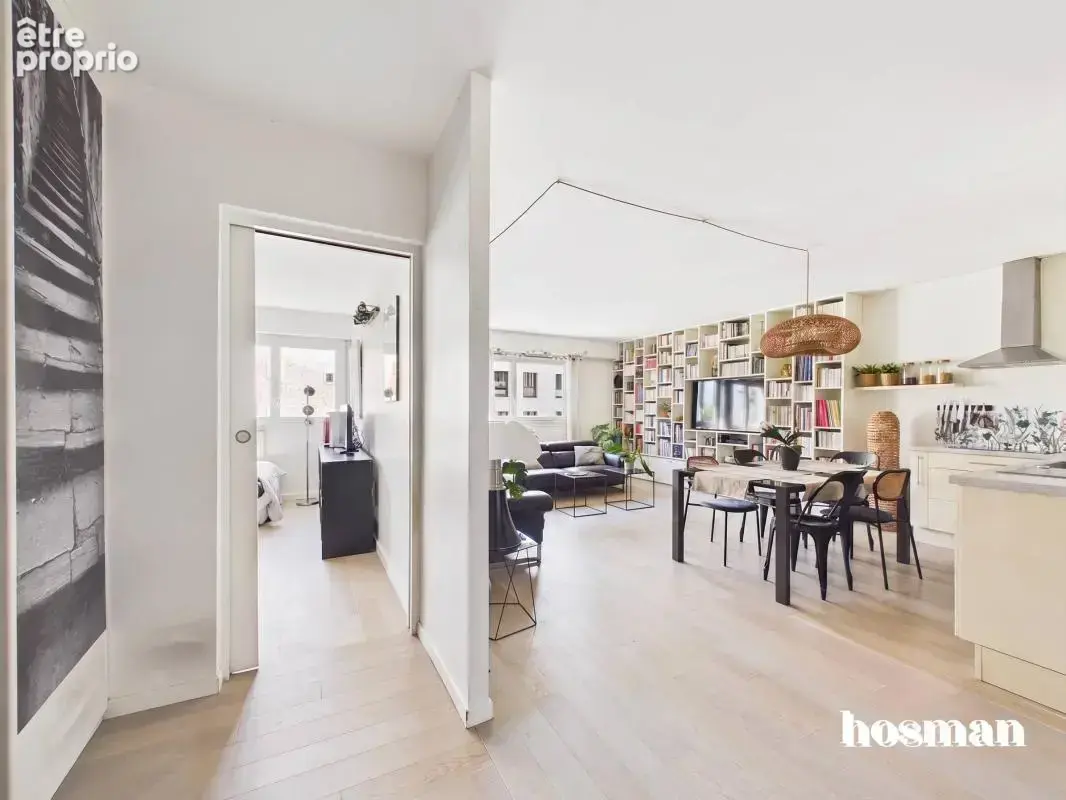 Appartement 5 pièces de 97m² traversant - Vue dégagée - Avenue Gambetta, Paris - photo 2