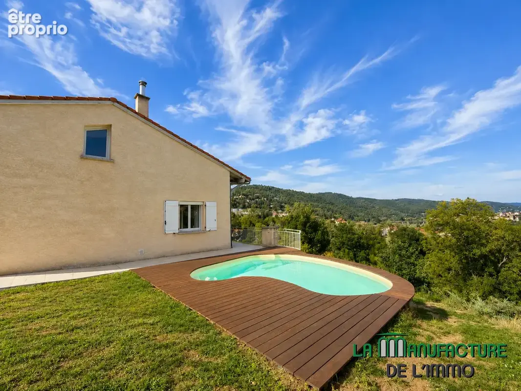 Maison de type F5/F6 avec piscine et belle vue sur terrain de 920 m2 / aurec-sur-Loire - photo 25