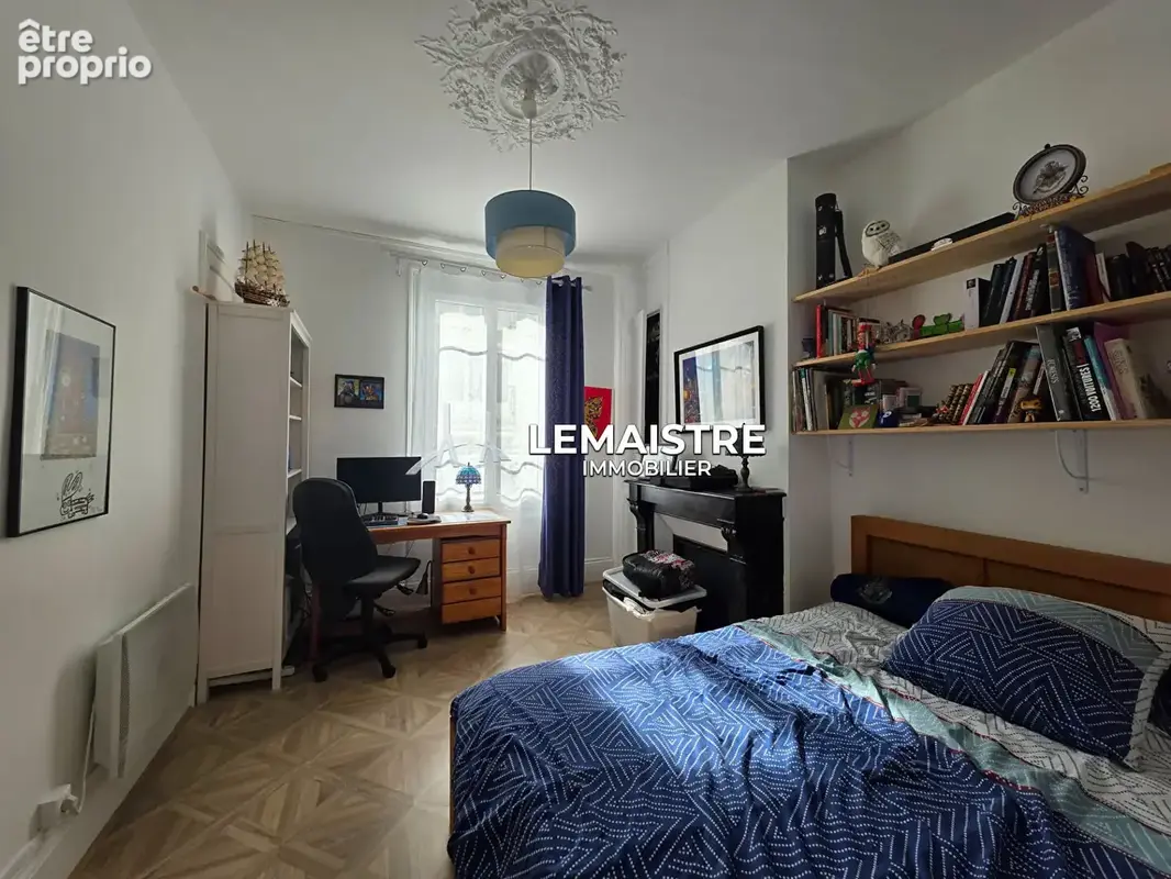 Appartement à vendre  Le Havre  Anatole France 82,6 m²  3 chambres  Cave  Charme de l'ancien - photo 7