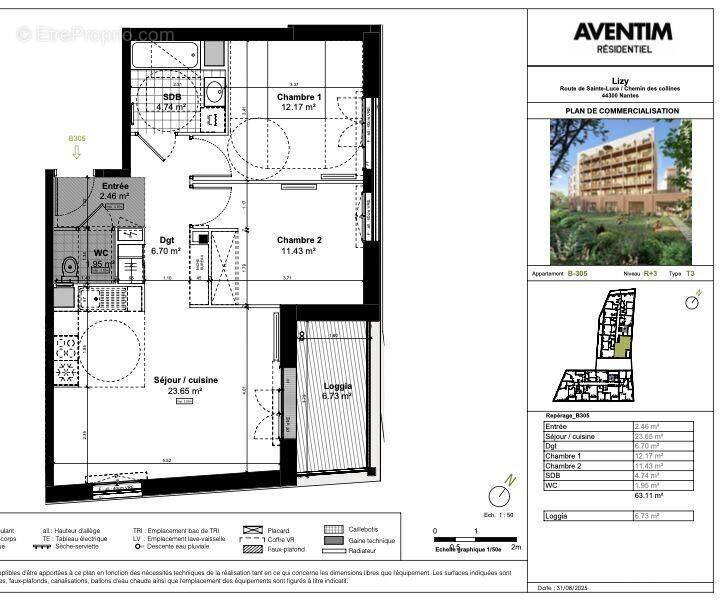 Photo 1 - Appartement à NANTES