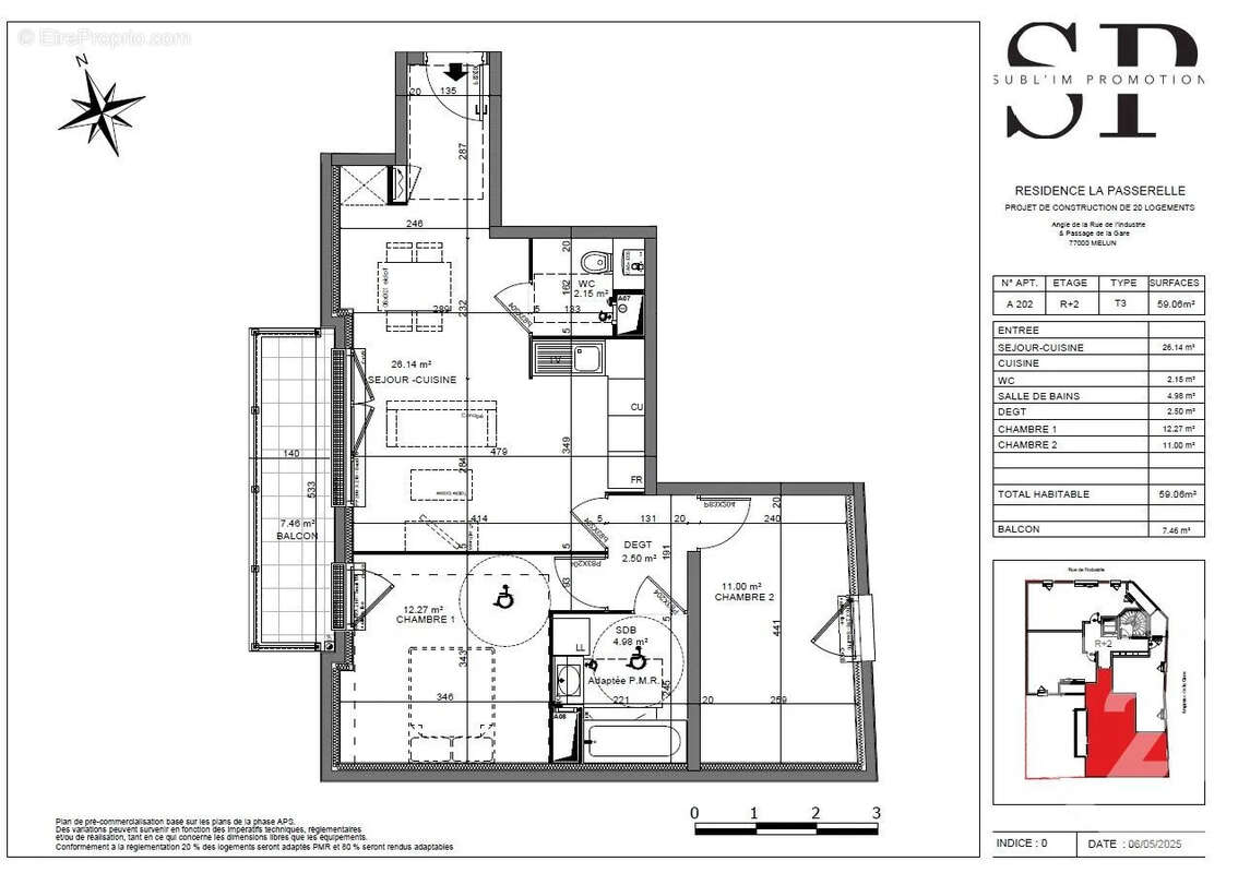 Appartement à MELUN