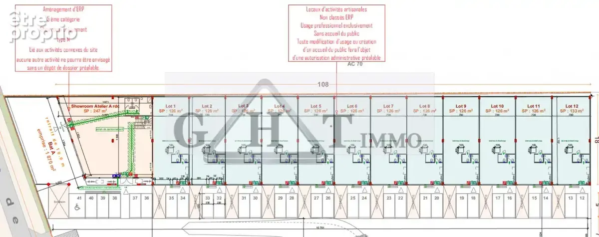 Vaux-le-Pénil – Cellules d’activités neuves 126 m² - photo 2