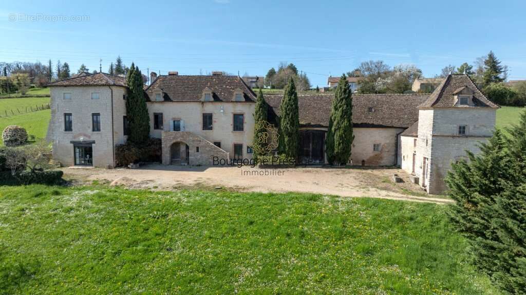 Tournus propriete du xviiie 255 m² -pisicine -parc- dependances- vue panoramique - photo 3