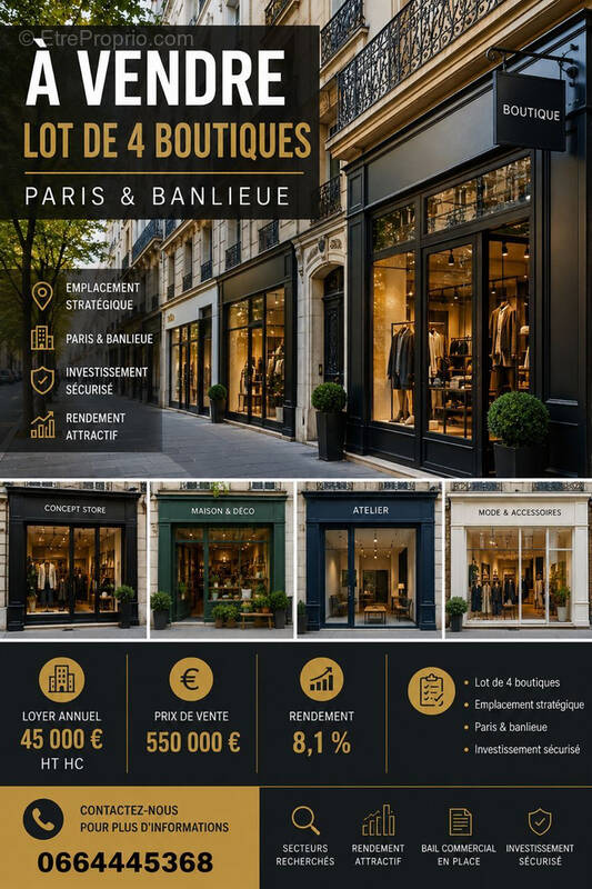 Commerce à PARIS-15E
