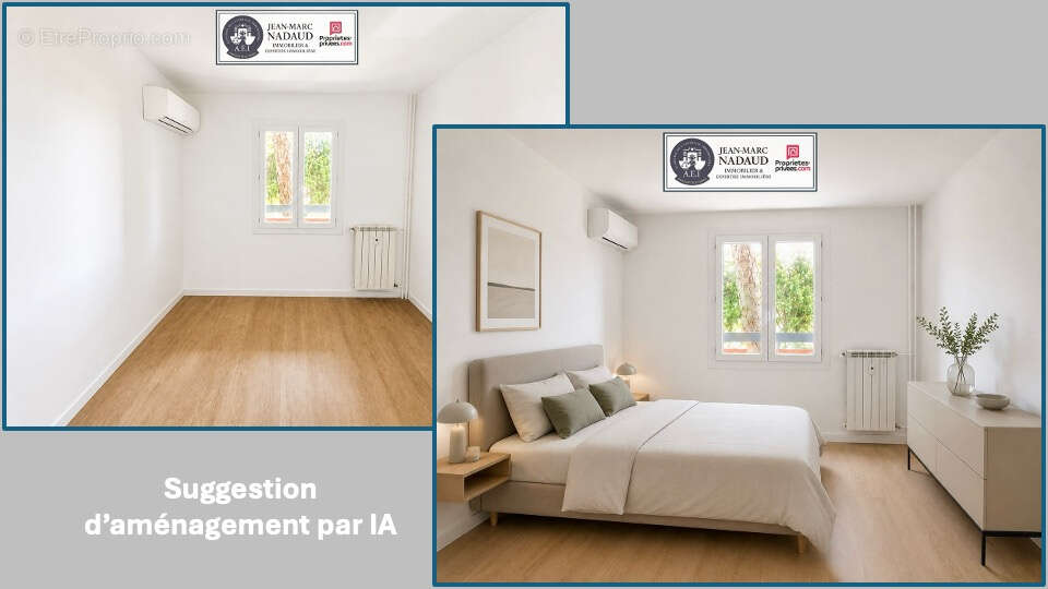 3 pièces entièrement rénové  clim+ garage + cave, tout à pied' - photo 11