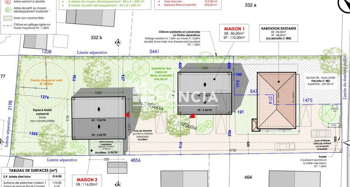 Maison à VILLENAVE-D&#039;ORNON