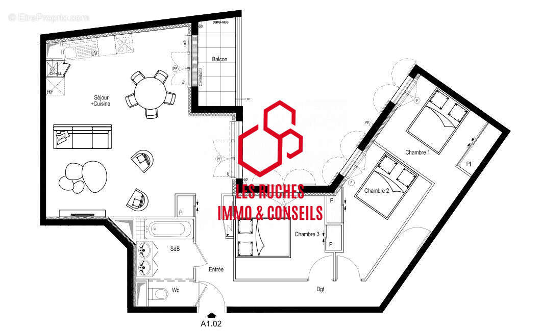 Appartement à CHATENAY-MALABRY