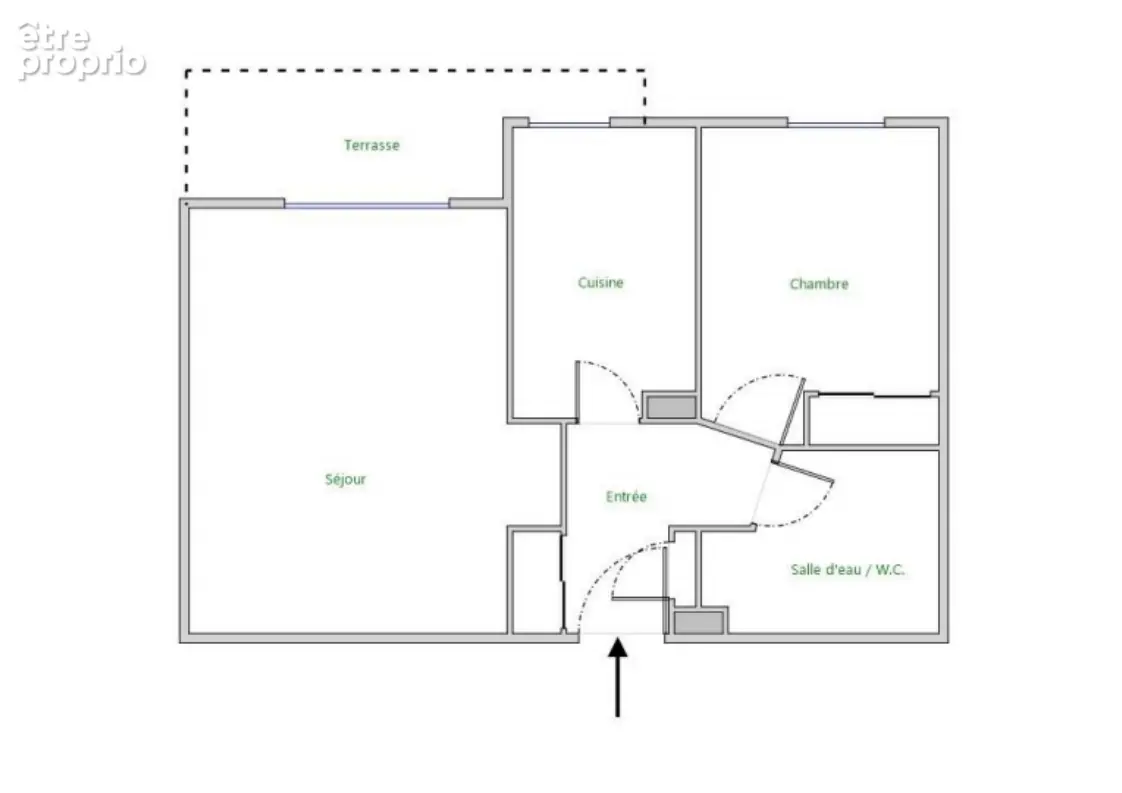 LA CHAPELLE-SUR-ERDRE - Centre-bourg - T2 avec balcon (46 m²) - photo 13