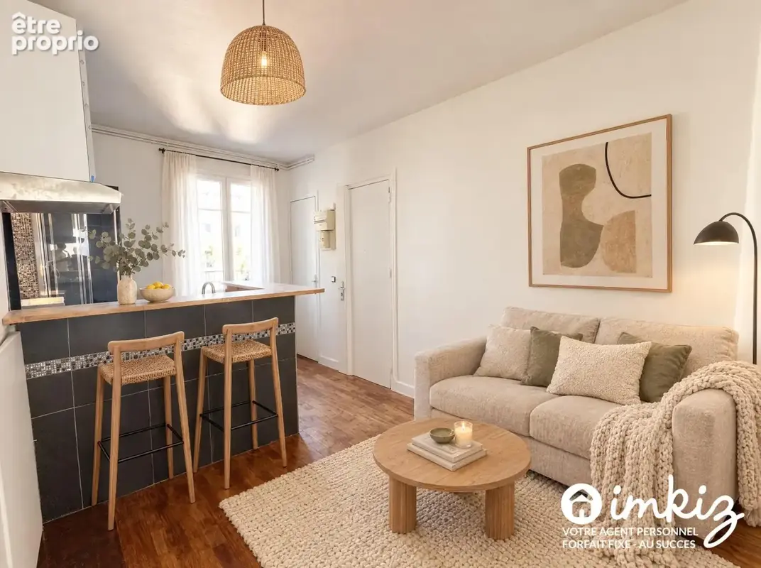2P refait à neuf – Chambre 14m² – Métro 8 min - photo 10