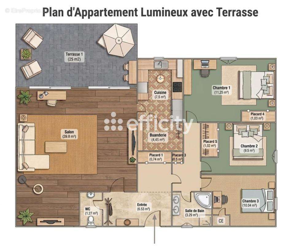 Appartement à MARSEILLE-8E