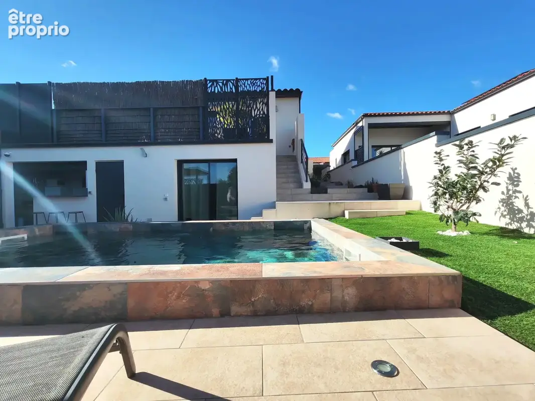 Villa contemporaine 4 pièces, piscine, 66300 Tresserre. - photo 4