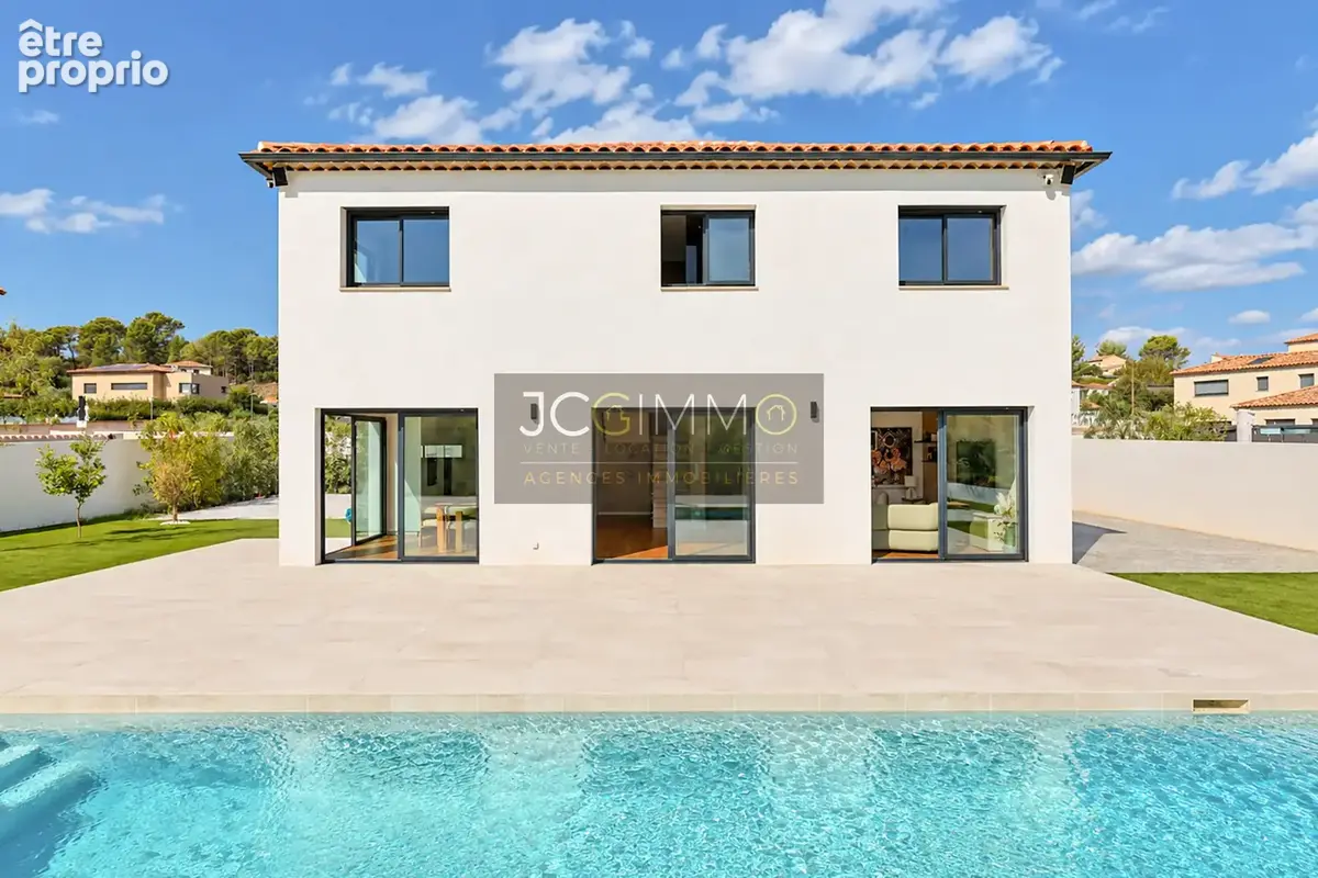 Villa contemporaine neuve   150 m2   terrain 1 200 m2   piscine   vendue entièrement meublée - photo 6