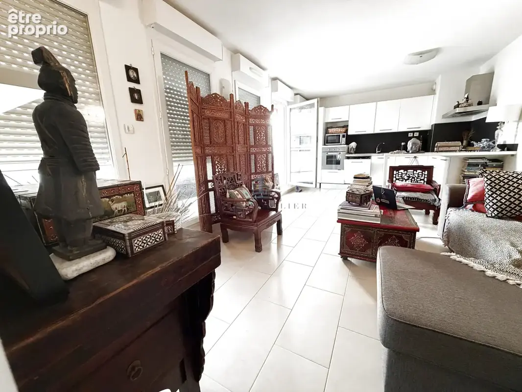 Menton/carnoles - 2 pieces 45 m2 - dernier etage - terrasse 22 m2, cave et parking - photo 3