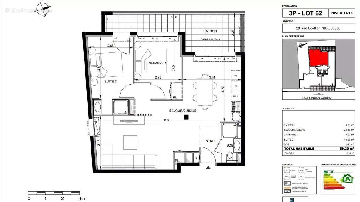 Appartement à NICE