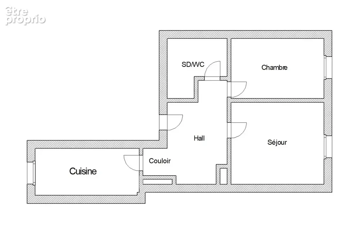 Dubouchage 2/3p 55m² - photo 10