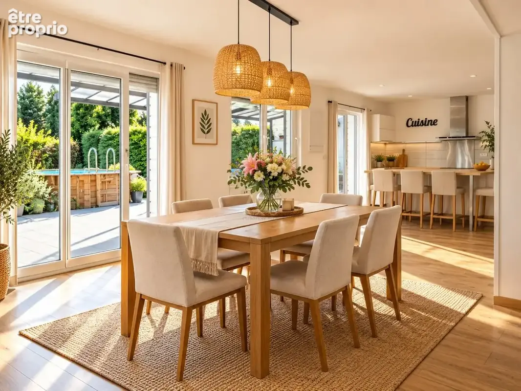 SOMAIN  135 m² rénovés  4 chambres  Garage  Jardin - photo 6
