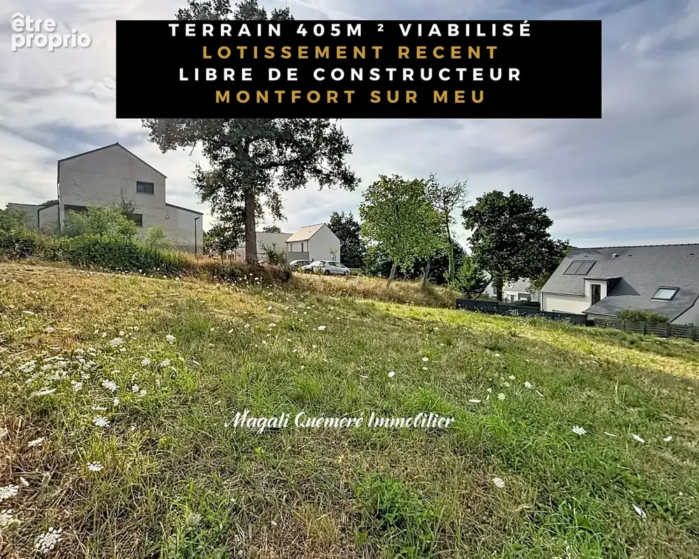 Terrain à MONTFORT-SUR-MEU
