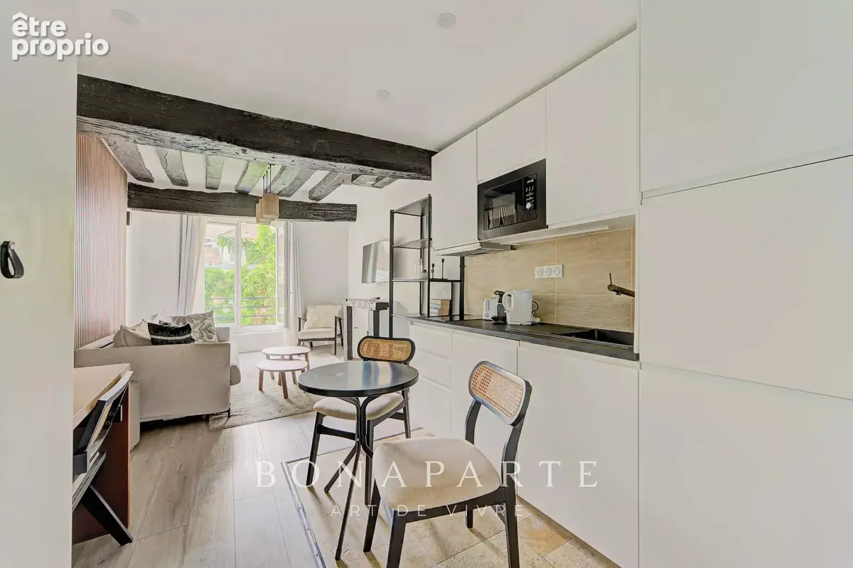 Studio rénové – 23m²  – Calme sur cour - photo 2