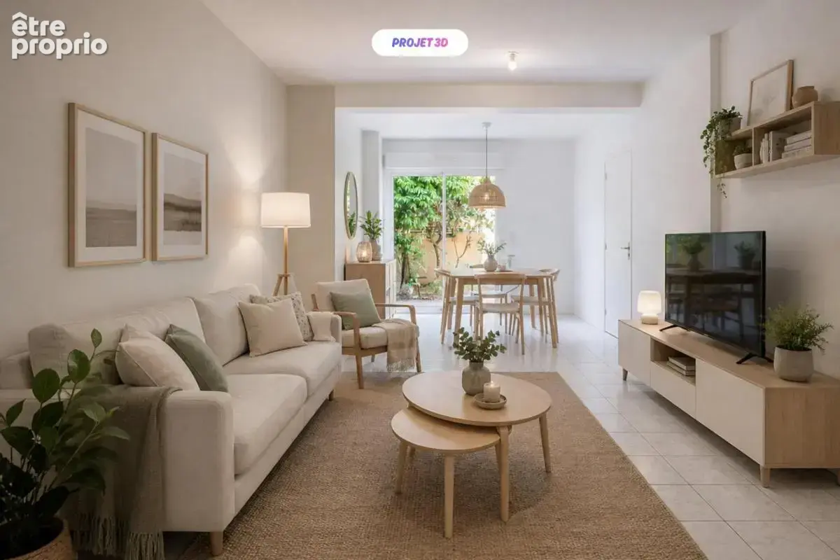 Appartement T3 avec un grand jardin de 120 m² - photo 2