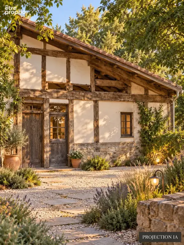 Laurède -Charme et authenticité   Ancienne maison à rénover sur terrain de 565 m2 - photo 4