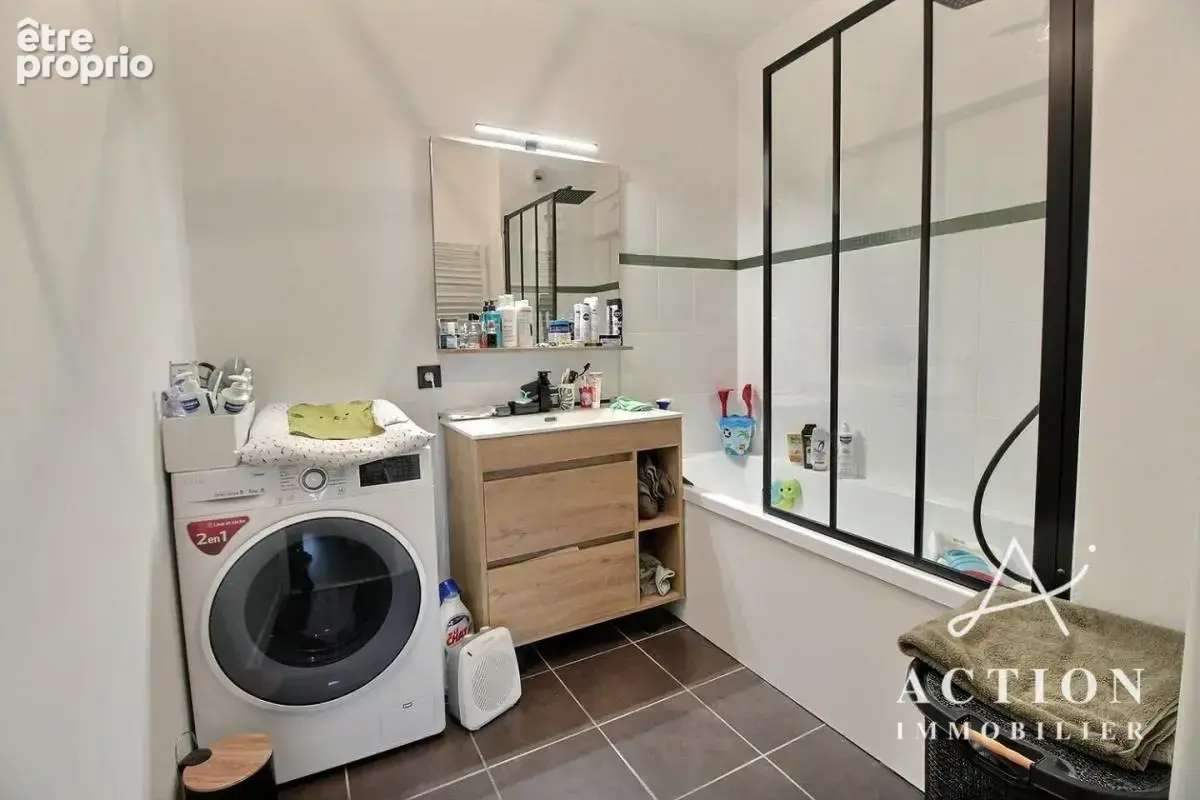Leers - appartement t3 - balcon - 2 places de stationnement - residence securisee - photo 6