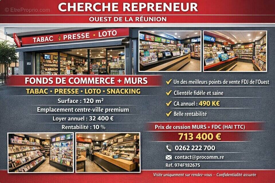 Commerce à SAINT-LEU