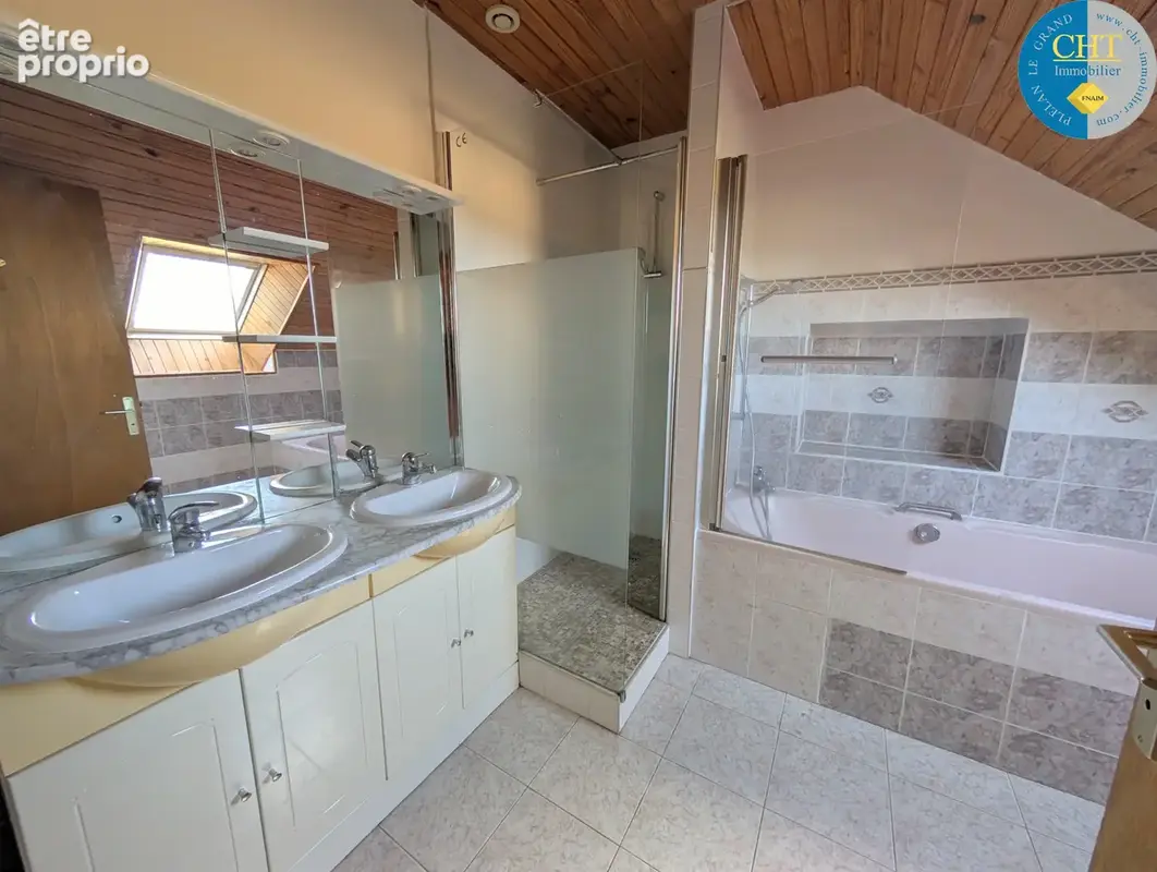 Ancien corps de ferme en pierres renove avec studio et dépendances à concoret (56430) avec cht immobilier - photo 18