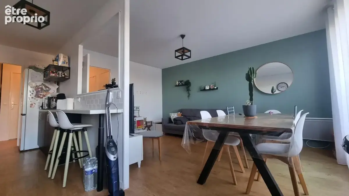 Appartement à vendre 62,66m2  Rouen T3  Dernier étage  Vue exceptionnelle 2 balcons Box et parking - photo 6