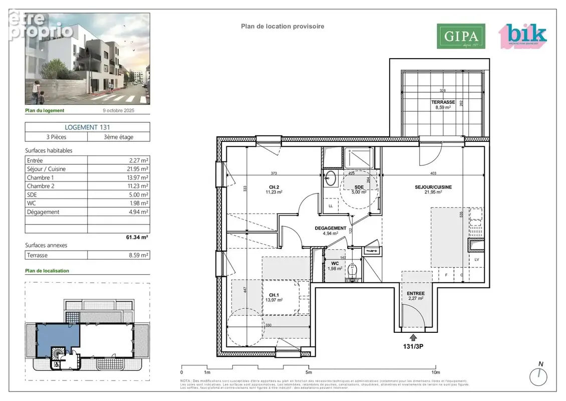 Photo Appartement à Schiltigheim au prix de N/C