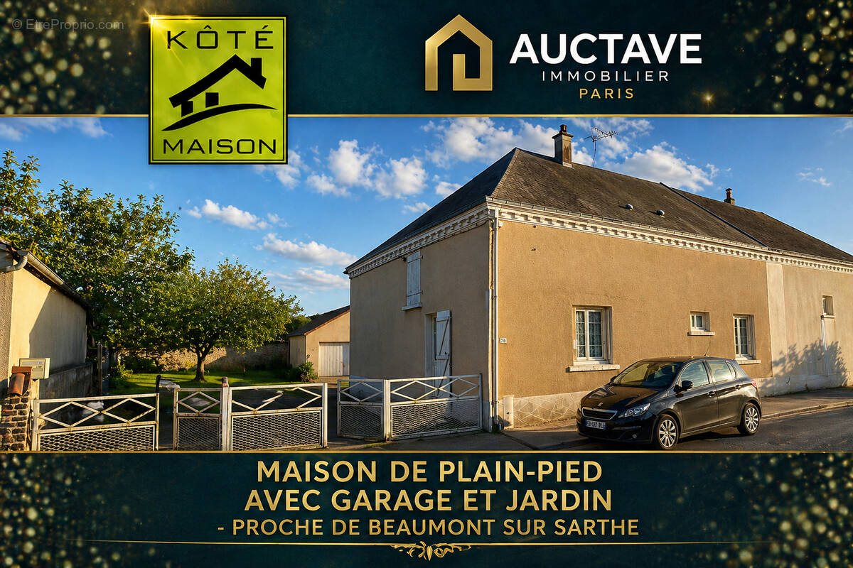 Maison à BEAUMONT-SUR-SARTHE