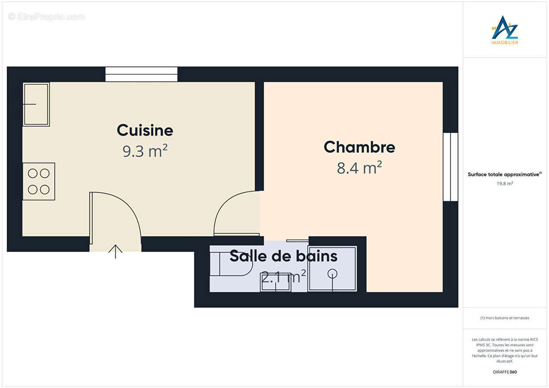 Appartement à MERVILLE-FRANCEVILLE-PLAGE
