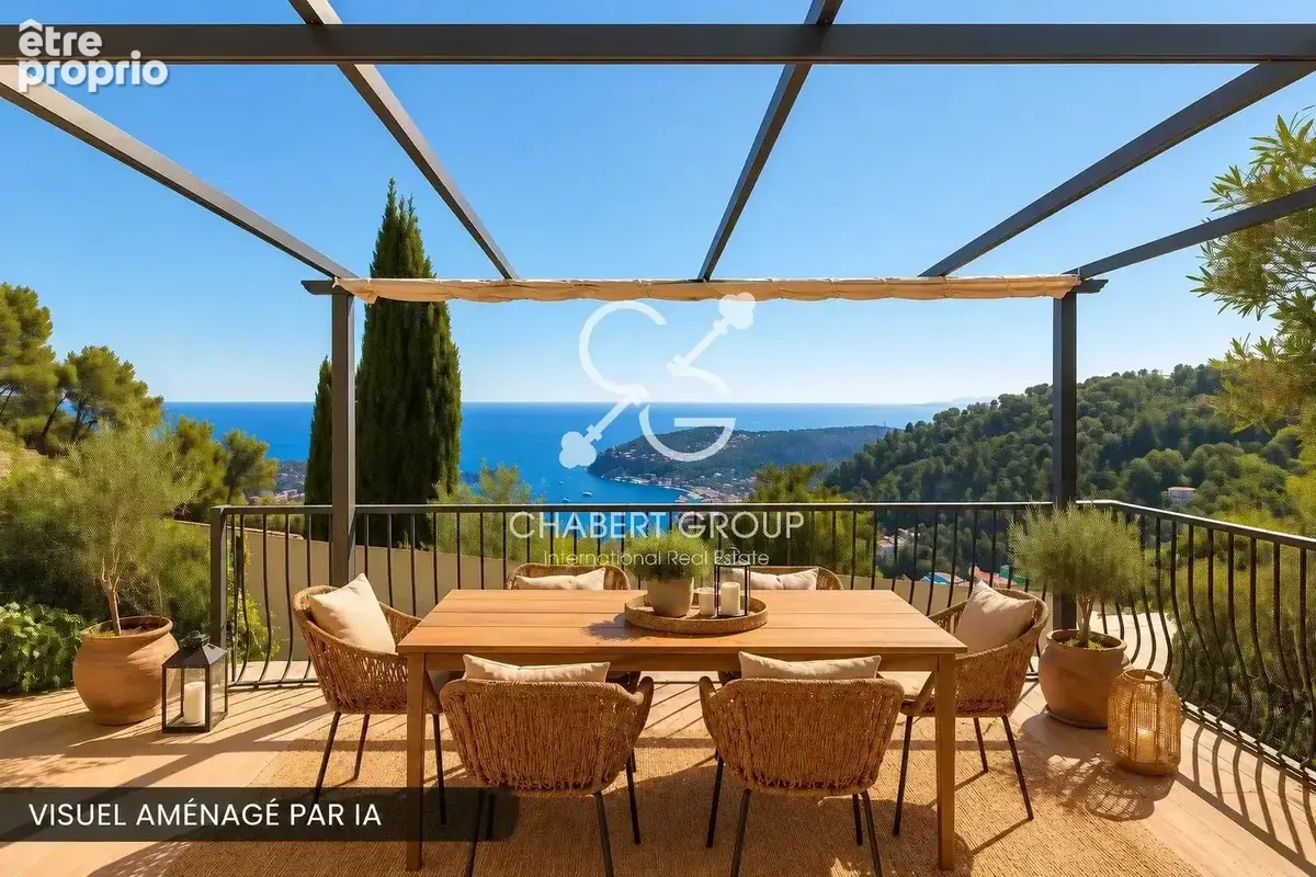 Exclusivité - villefranche-sur-mer – villa 3 pièces – 51 m² – vue mer panoramique – terrasses – garage - terrain 250 m² - photo 1