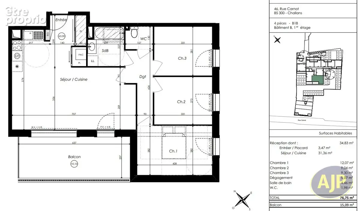 CHALLANS - Appartement neuf T4 - photo 2