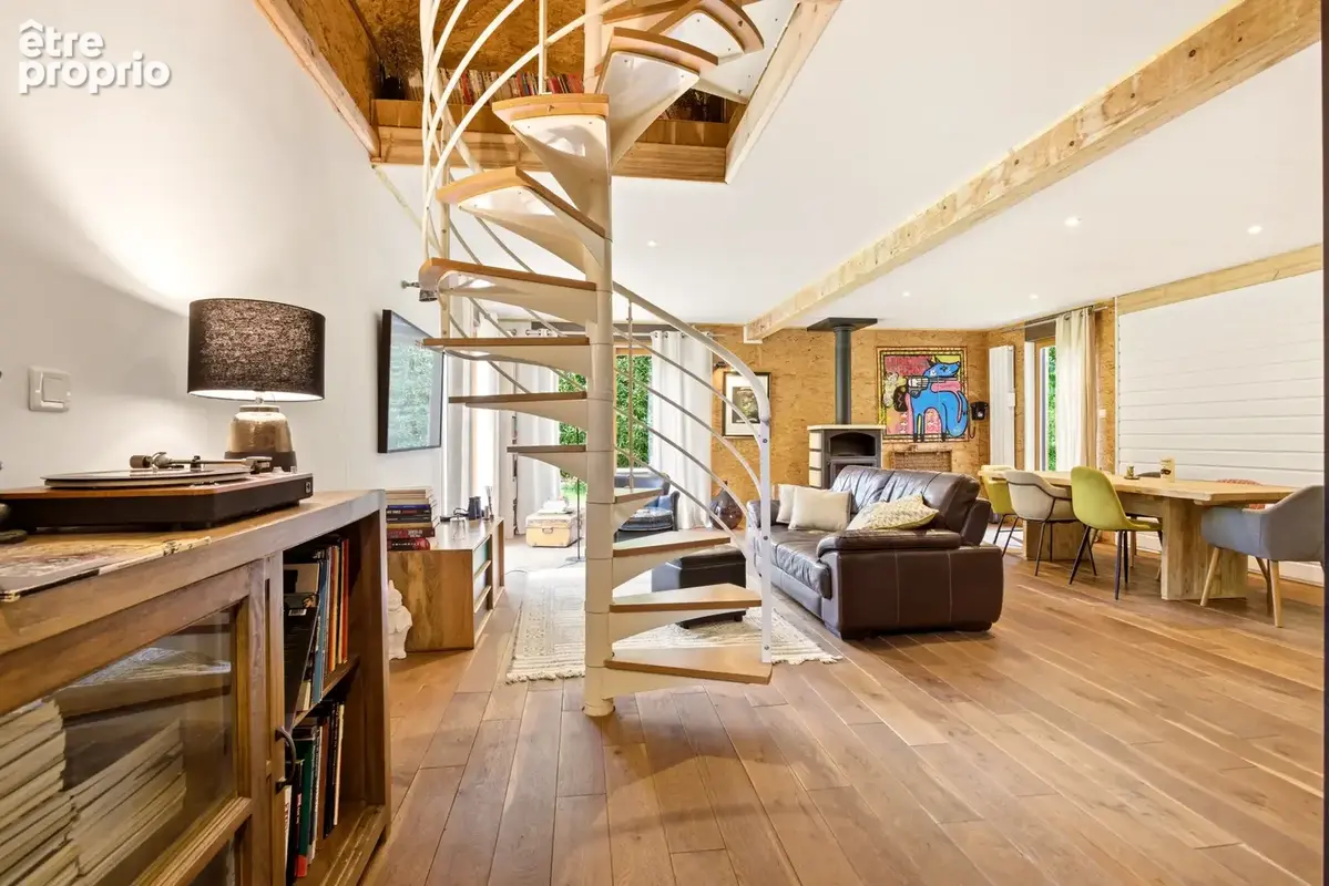 Maison à ossature bois   3 chambres   terrain arboré de 1 234 m2   à 5 km de honfleur - photo 3