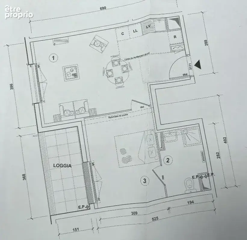 Appartement 42m² à ris-orangis - photo 6
