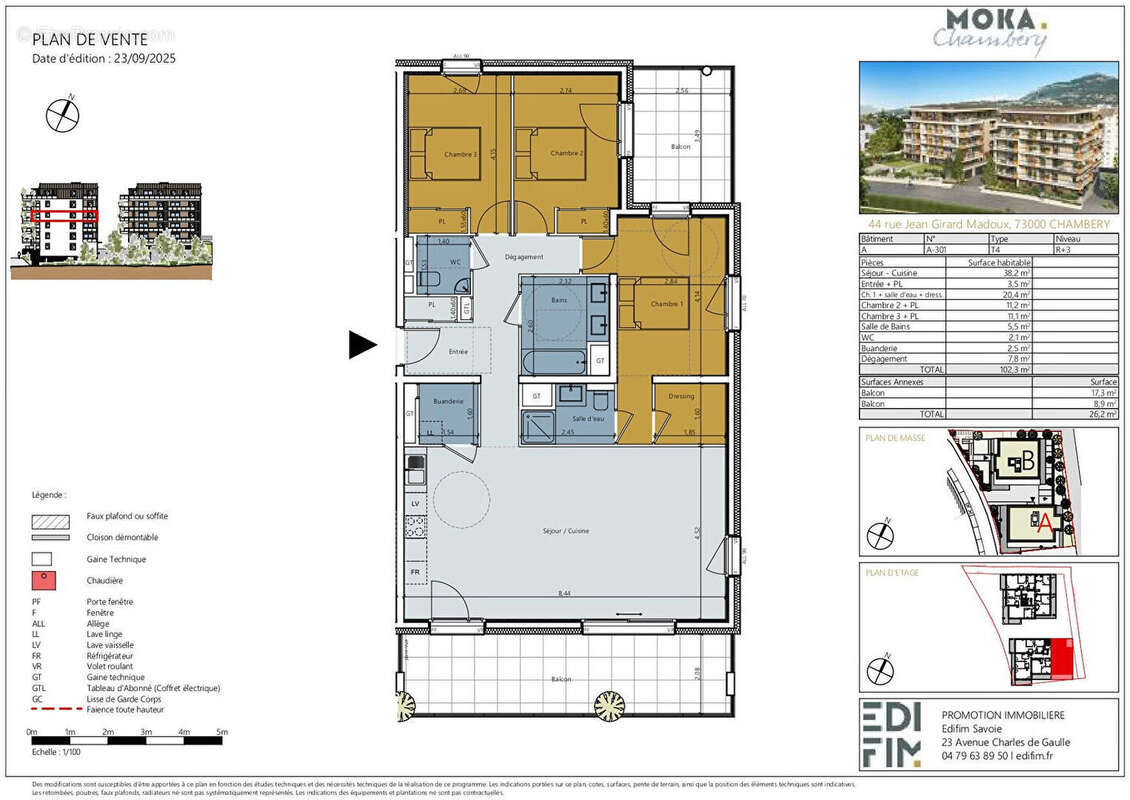 Appartement à CHAMBERY