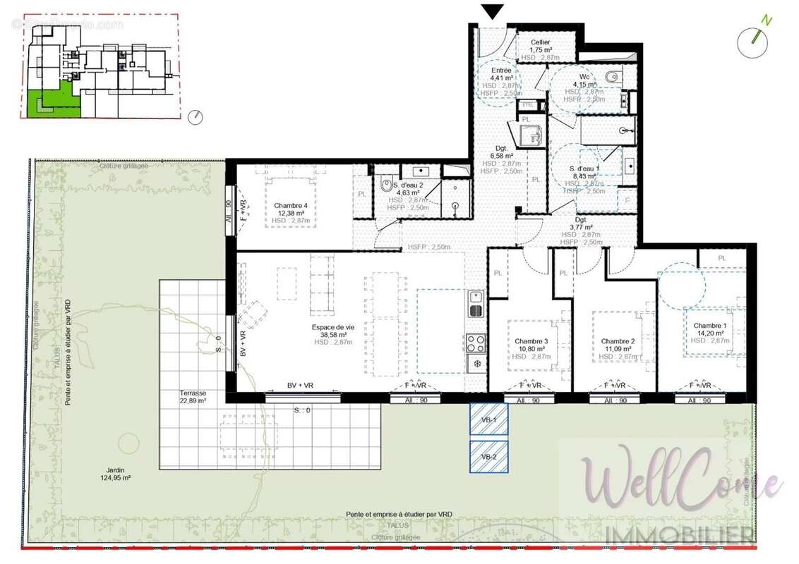 Appartement à CHALLES-LES-EAUX