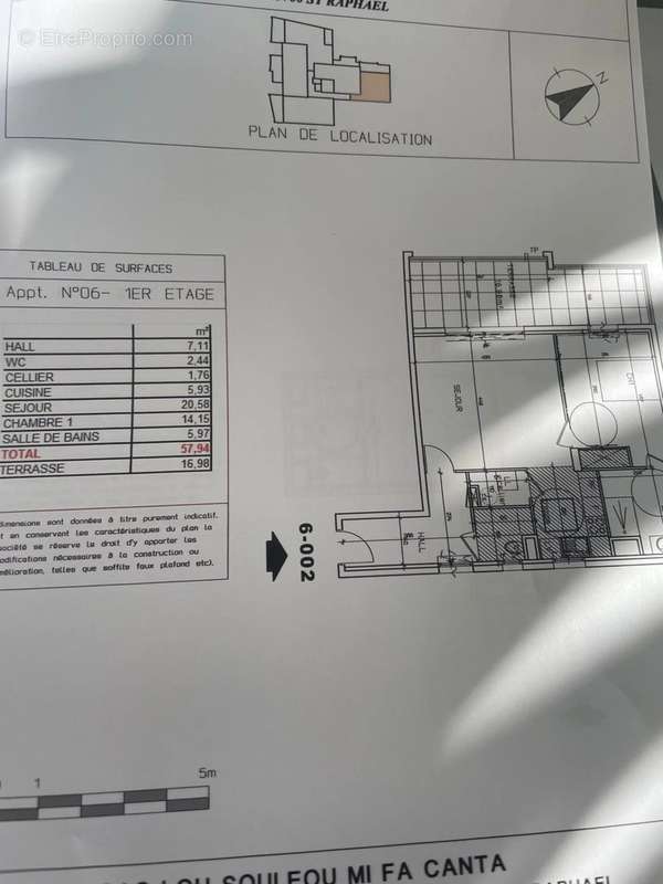 Appartement à SAINT-RAPHAEL