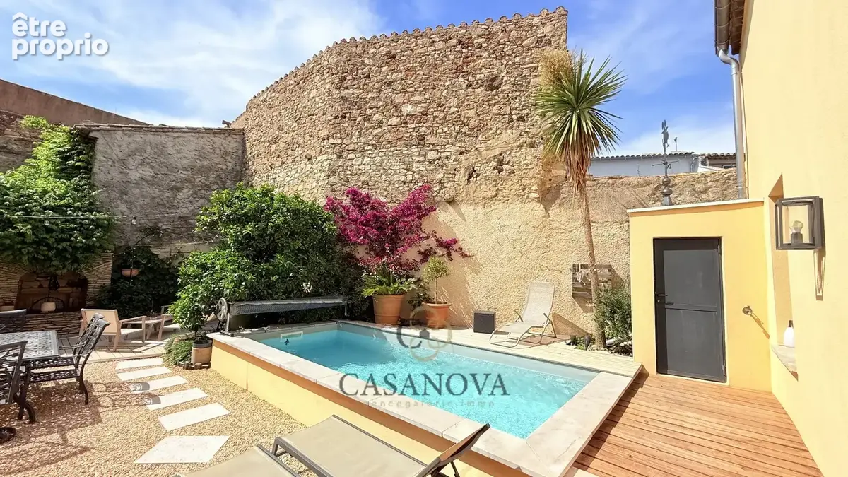 Propriété de prestige rénovée par un architecte à Florensac  460 m², piscine, cinéma privé et terrasse tropézienne - photo 5