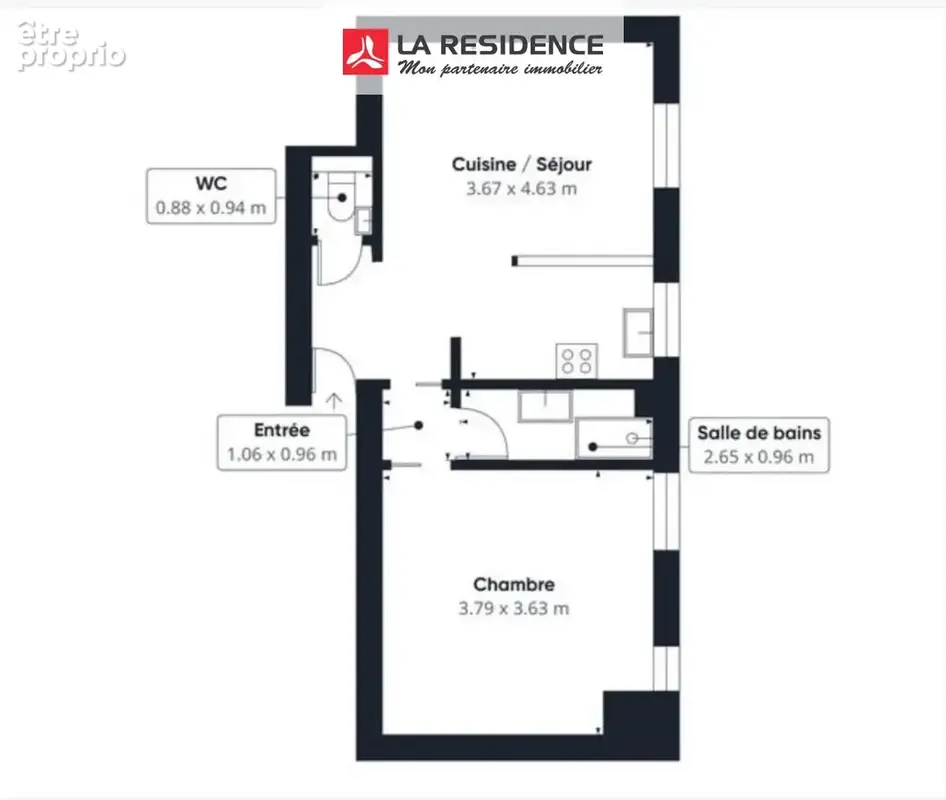 Appartement 38 m² à Boulogne-Billancourt  - photo 7