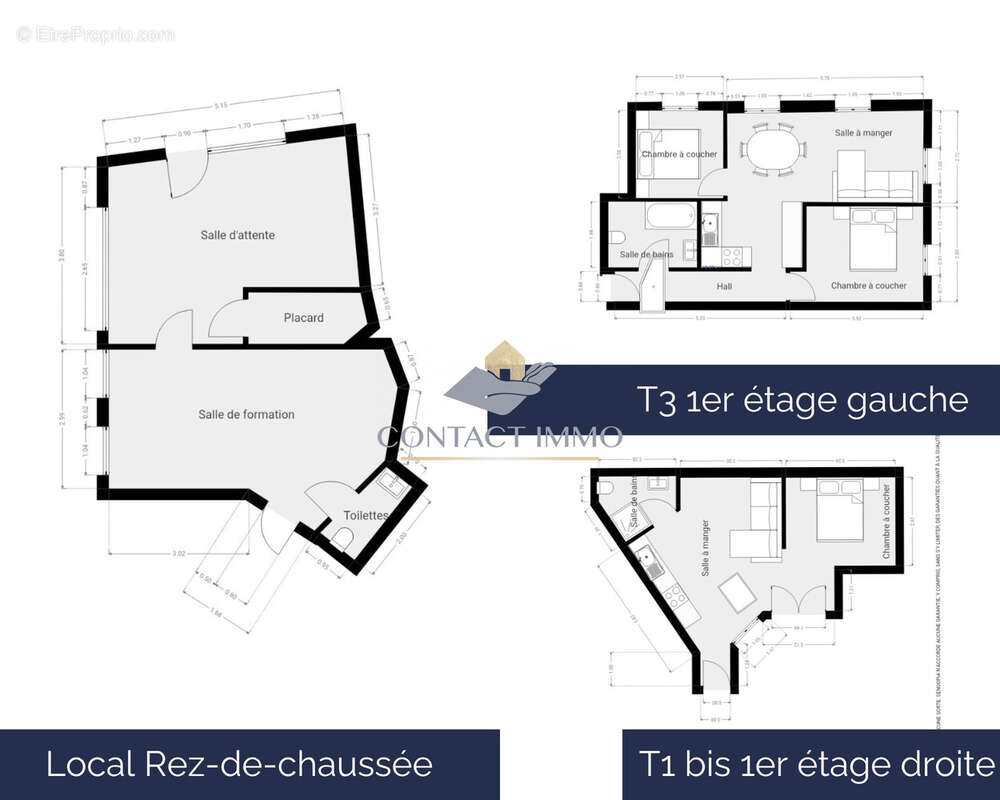 plan - Appartement à PONTIVY