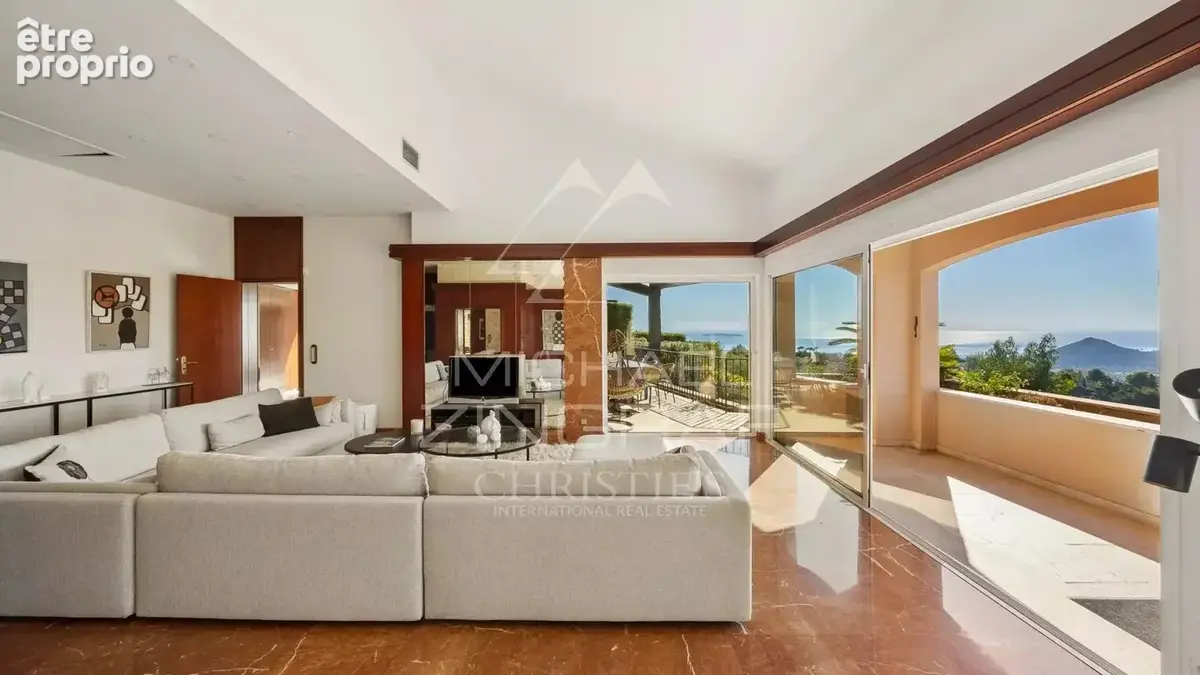 Mandelieu la napoule - propriété vue mer dans domaine privé - proche cannes - photo 3