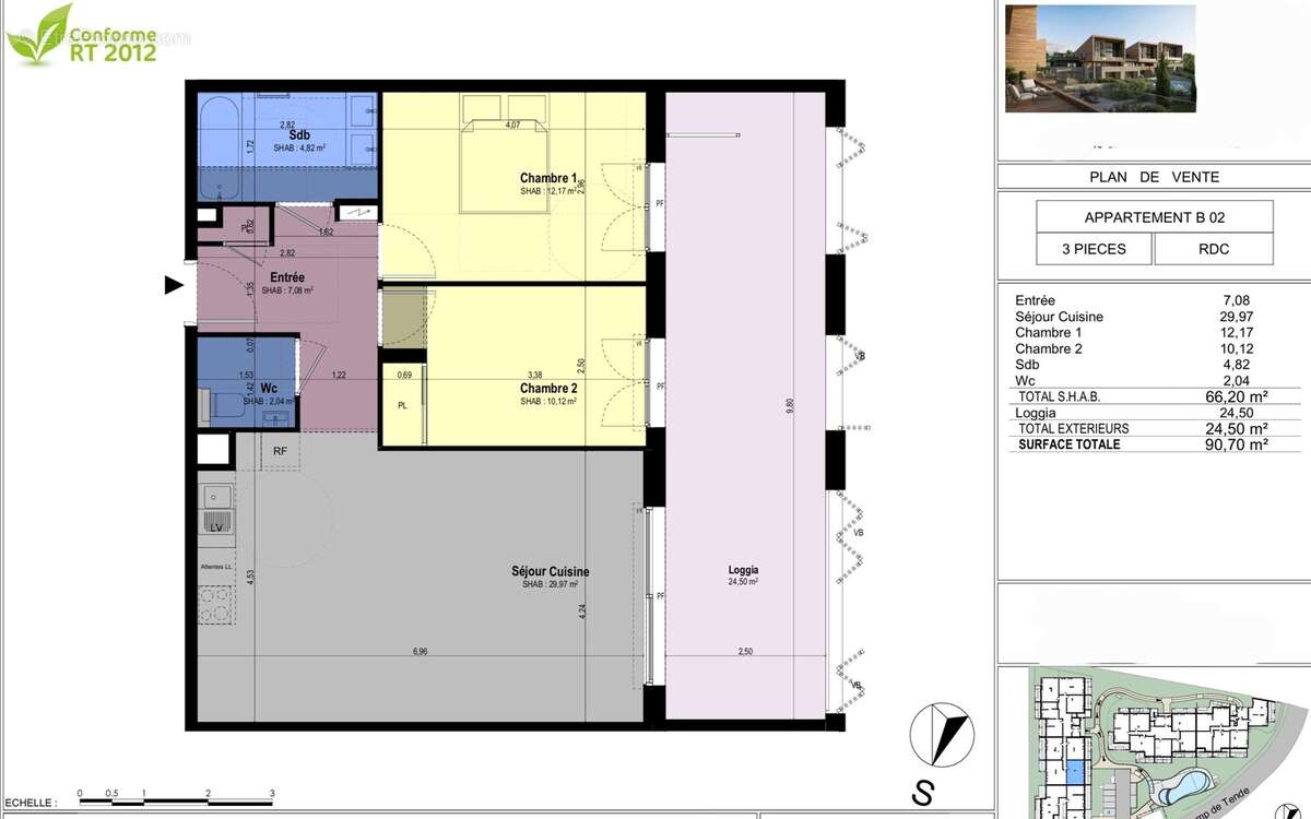Appartement à CHATEAUNEUF-GRASSE