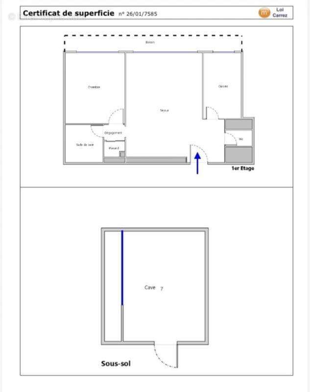 Appartement à PARIS-19E