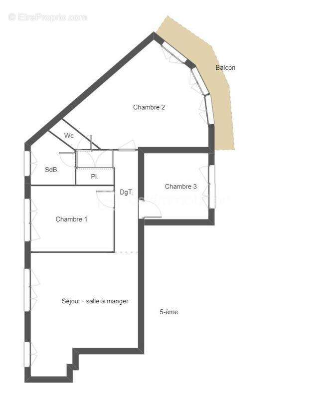 Appartement à COURBEVOIE