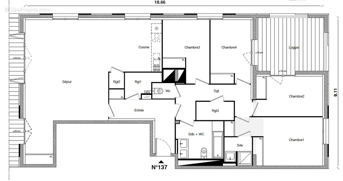 Appartement à TOULOUSE