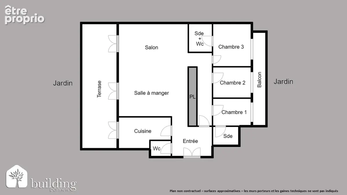 Levallois-Perret Greffulhe - Appartement familial 5 pièces avec terrasse et balcon de 120 m² - photo 2